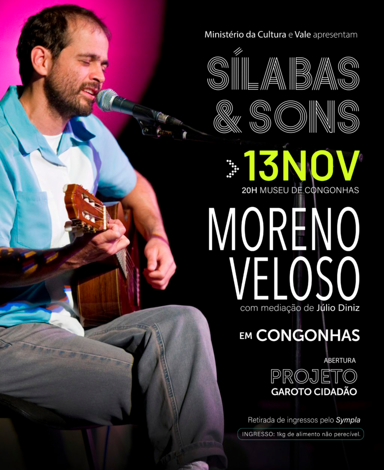 Sílabas e Sons | Bate-papo com Moreno Veloso e Júlio Diniz no Museu de Congonhas