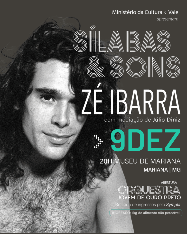 Sílabas e Sons | Bate-papo com Zé Ibarra e Júlio Diniz no Museu de Mariana