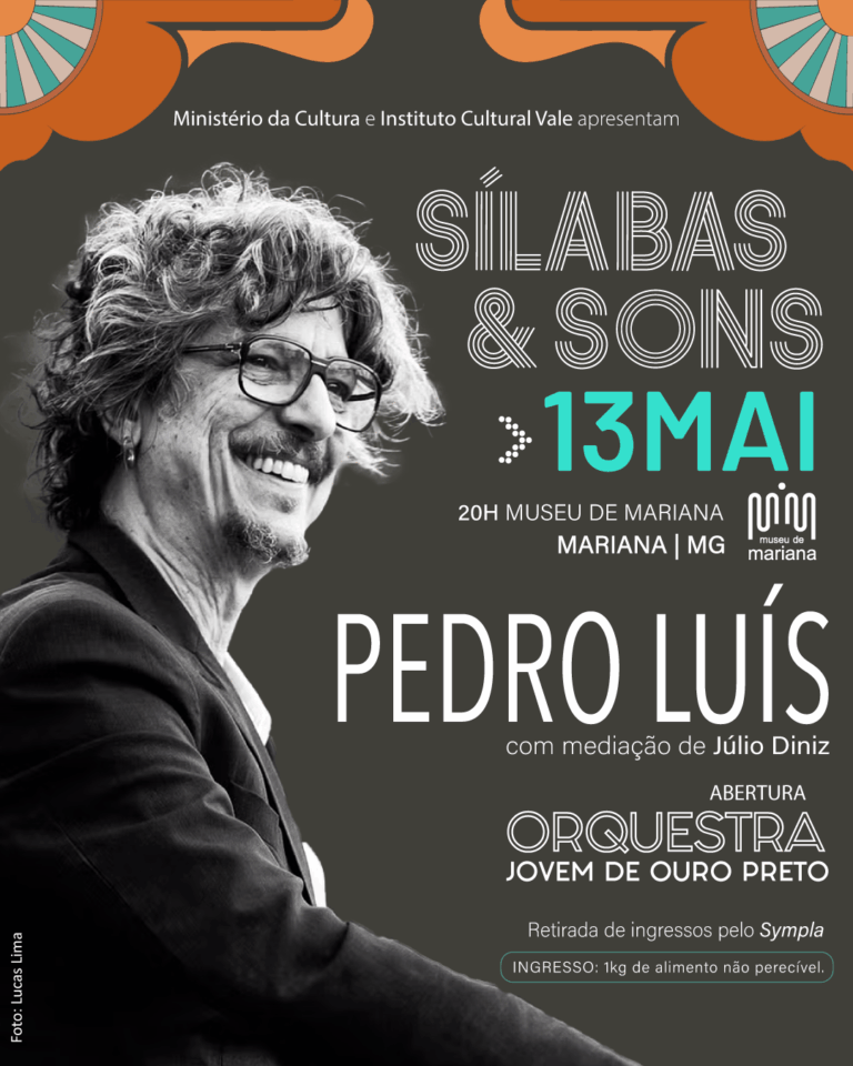 Sílabas e Sons | Bate-papo com Pedro Luís e Júlio Diniz no Museu de Mariana